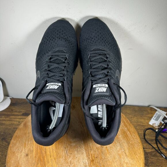 Nike Air Max 2017 Triple Black Shoes Men\'s Size 13 849559-004 main image 2